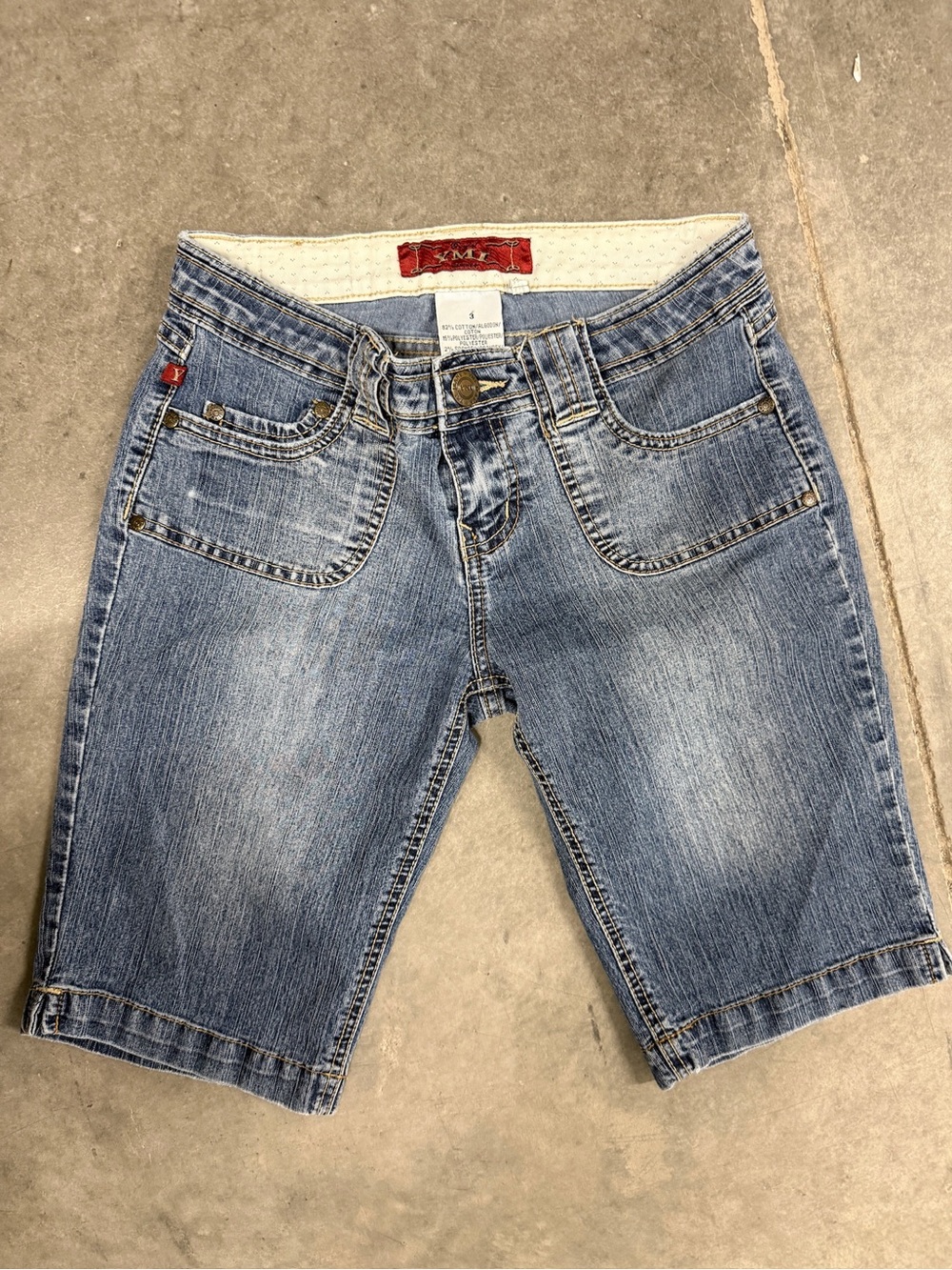 YMI Light Wash Denim Shorts